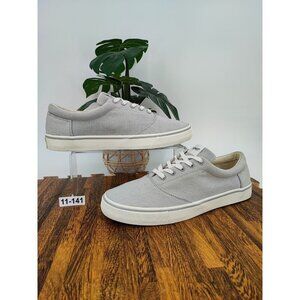 Toms Women's Gray Canvas Casual Sneakers Size 11 US